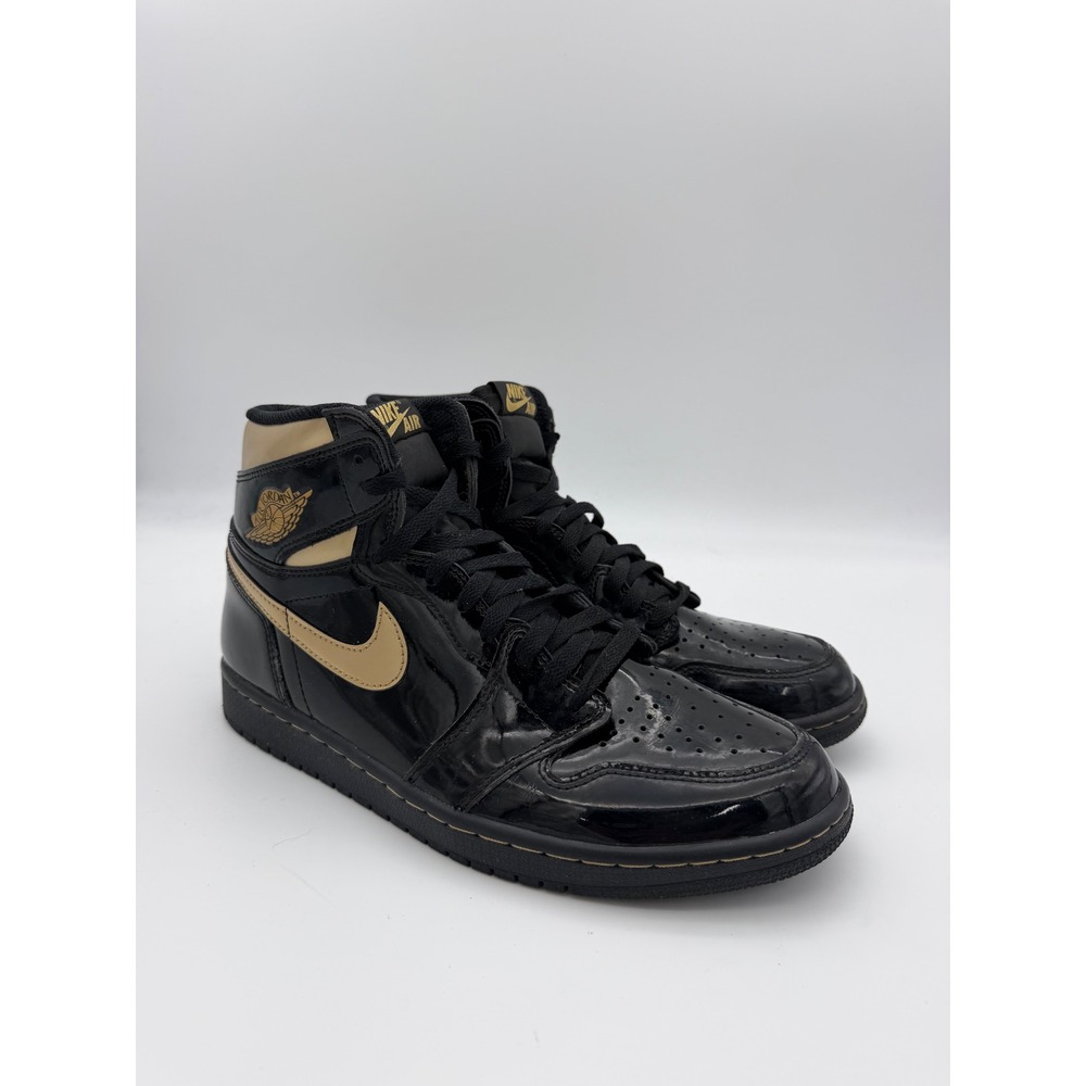 Nike Air Jordan 1 Retro High OG Black Metallic Gold 555088-032 Mens 10.5